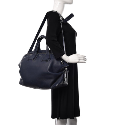 Givenchy Waxy Grained Calfskin Medium Nightingale Deep Blue 2 of 12