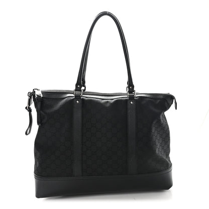 Gucci Monogram Large Business Tote Black 1 of 10