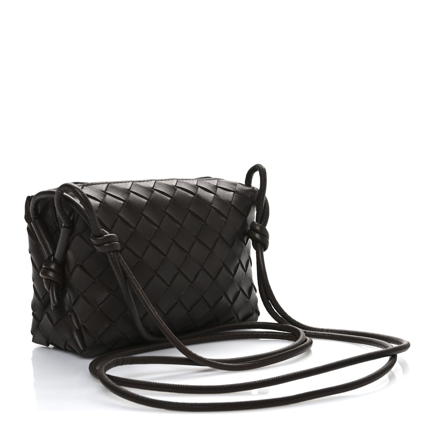 Bottega Veneta Nappa Intrecciato Mini Loop Camera Bag Light Brown 3 of 9