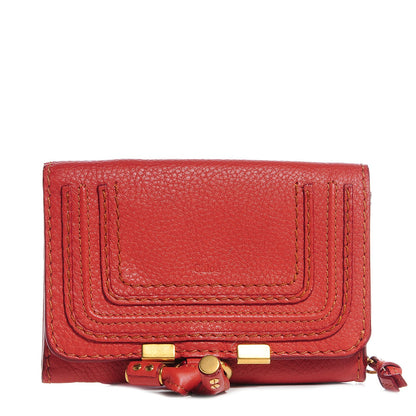 Chloe Calfskin Marcie Compact Wallet Maple Leaf 1 of 9