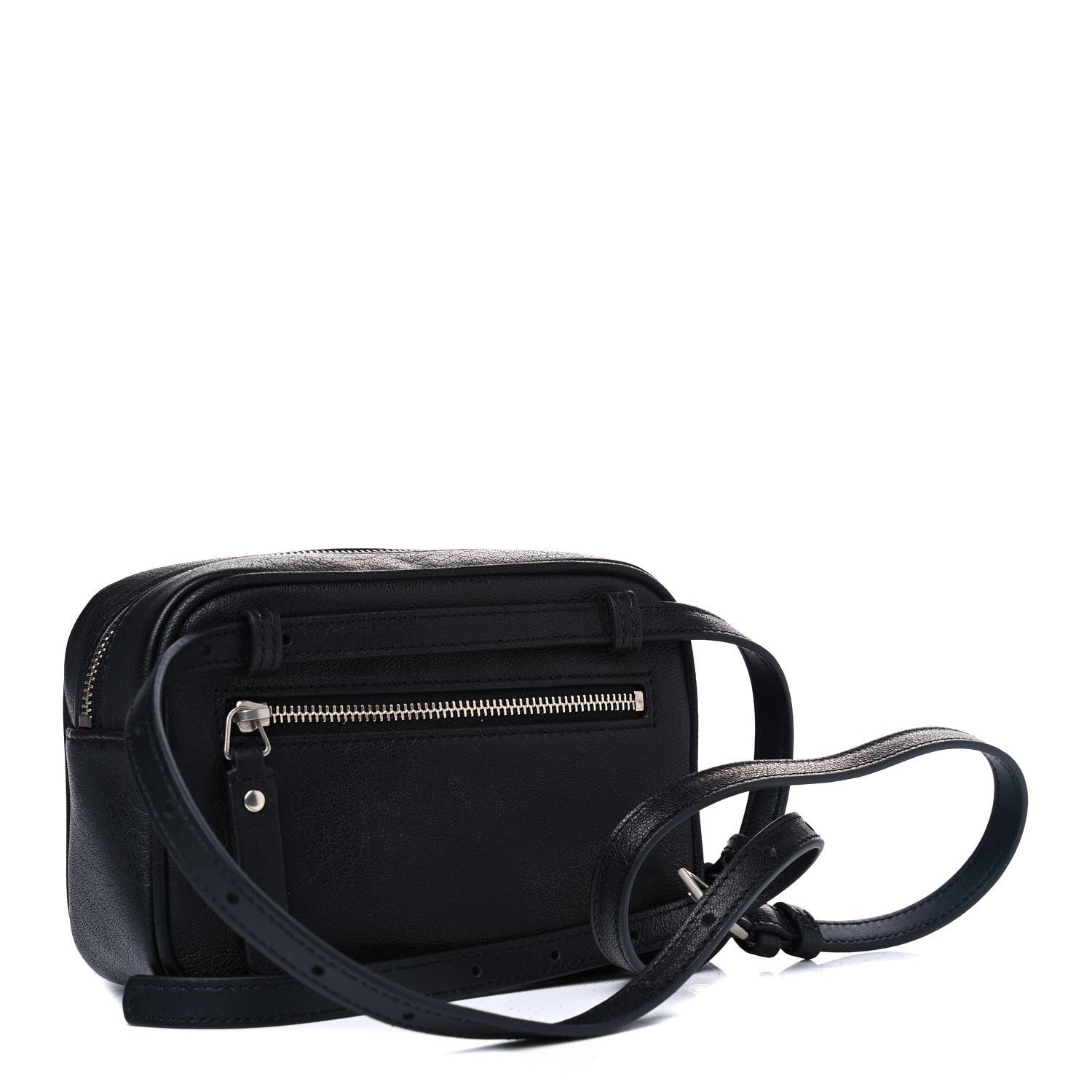 Saint Laurent Lambskin Monogram Lou Belt Bag Black 2 of 4