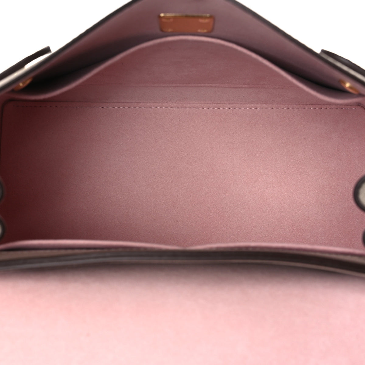 Louis Vuitton Soft Calfskin Lockme Ever MM Greige 5 of 8