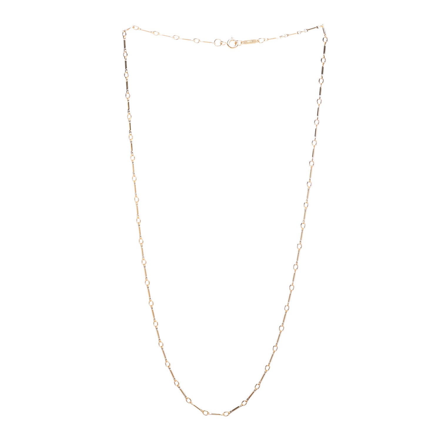 Tiffany 18K Yellow Gold Link Chain Necklace 3 of 4