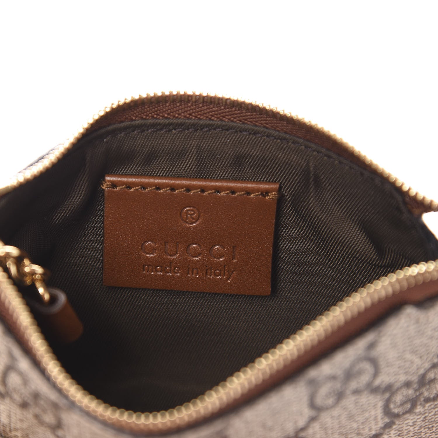 Gucci GG Supreme Monogram Key Case Brown 6 of 8