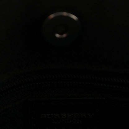 Burberry House Check Studded Small Tote Black 6 of 16