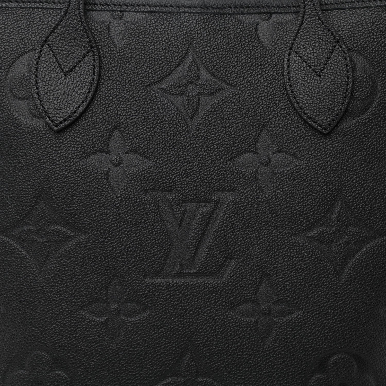 Louis Vuitton Empreinte Monogram Giant Neverfull MM Black 9 of 11