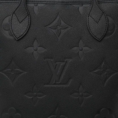 Louis Vuitton Empreinte Monogram Giant Neverfull MM Black 9 of 11