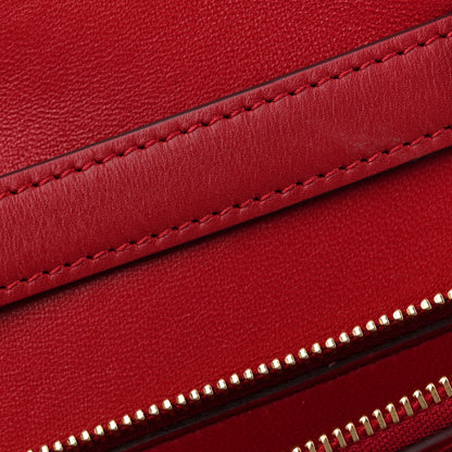 Celine Box Calfskin Medium Classic Box Flap Bag Red 12 of 12