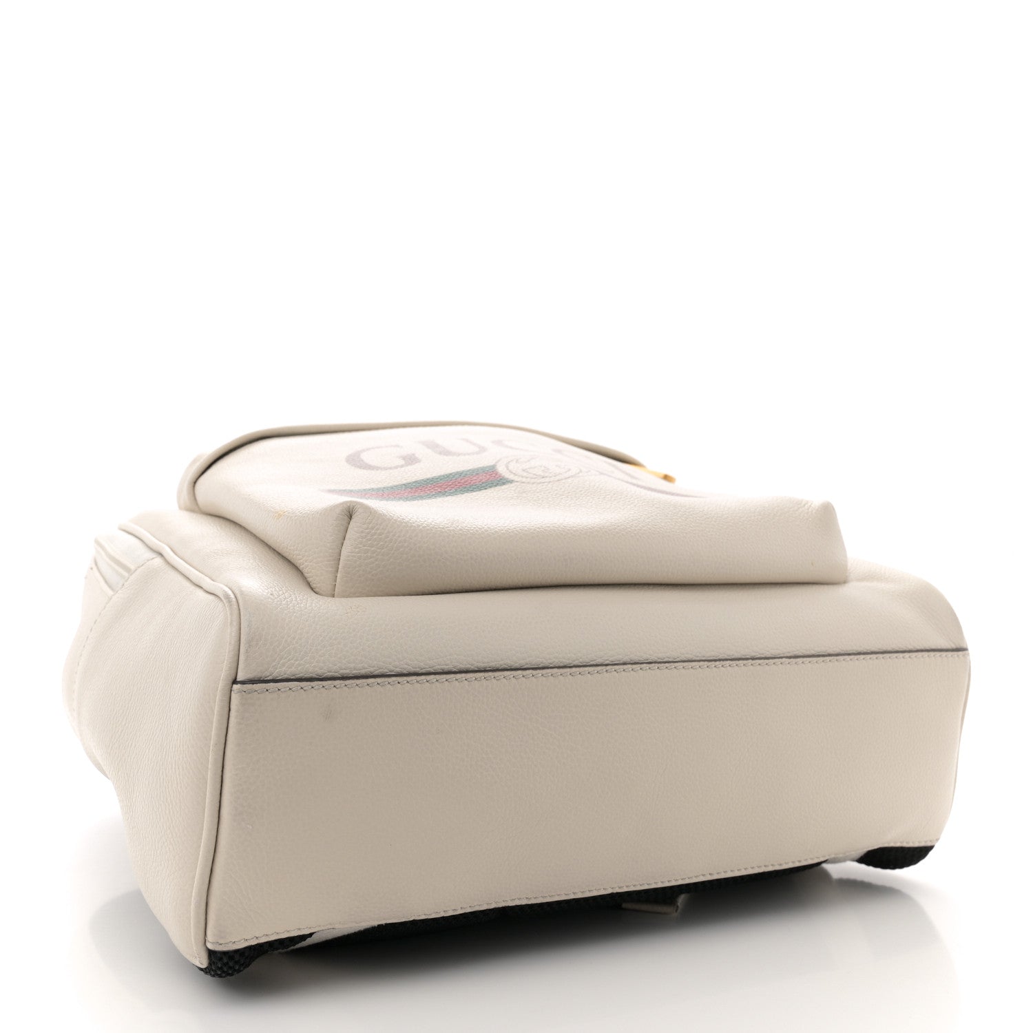 Gucci Calfskin Logo Day Backpack Mystic White 4 of 11