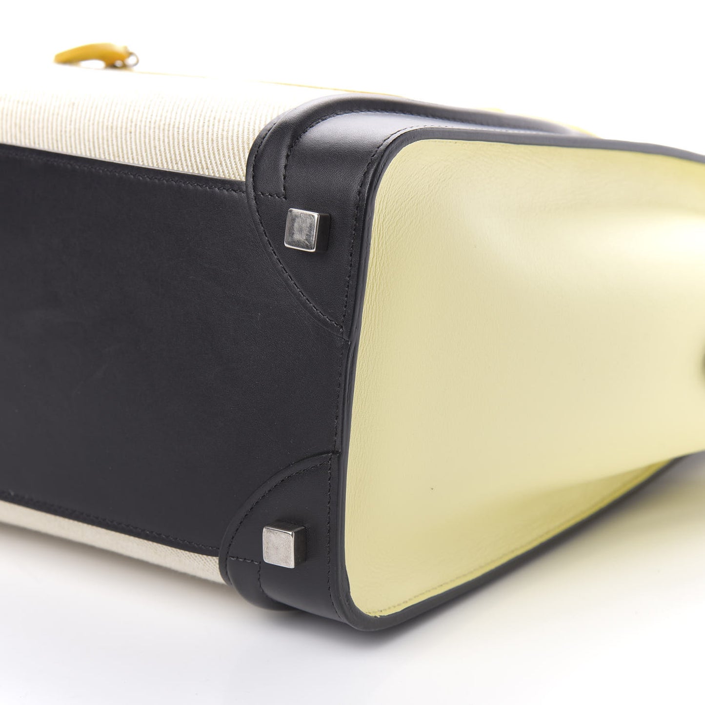 Canvas Smooth Calfskin Micro Tri-Color Luggage Sun