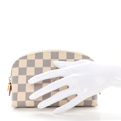 Louis Vuitton Damier Azur Cosmetic Pouch 2 of 6