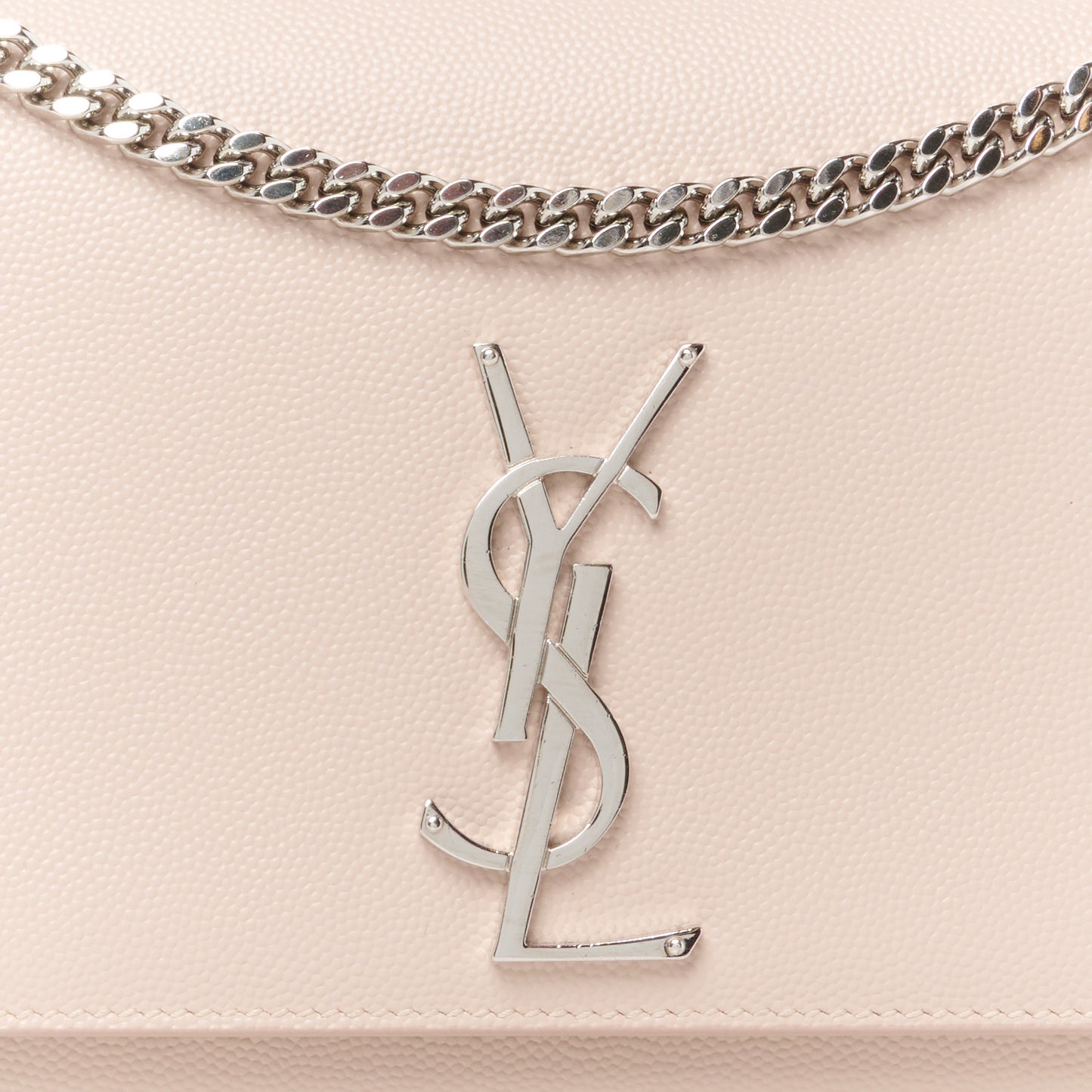 Grain De Poudre Medium Monogram Kate Satchel  Rose Poudre
