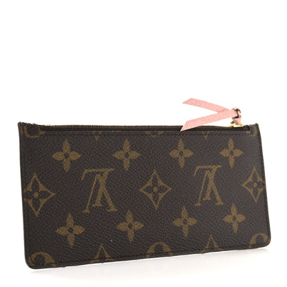 Louis Vuitton Monogram Josephine Wallet Zippered Insert Rose Ballerine 3 of 7