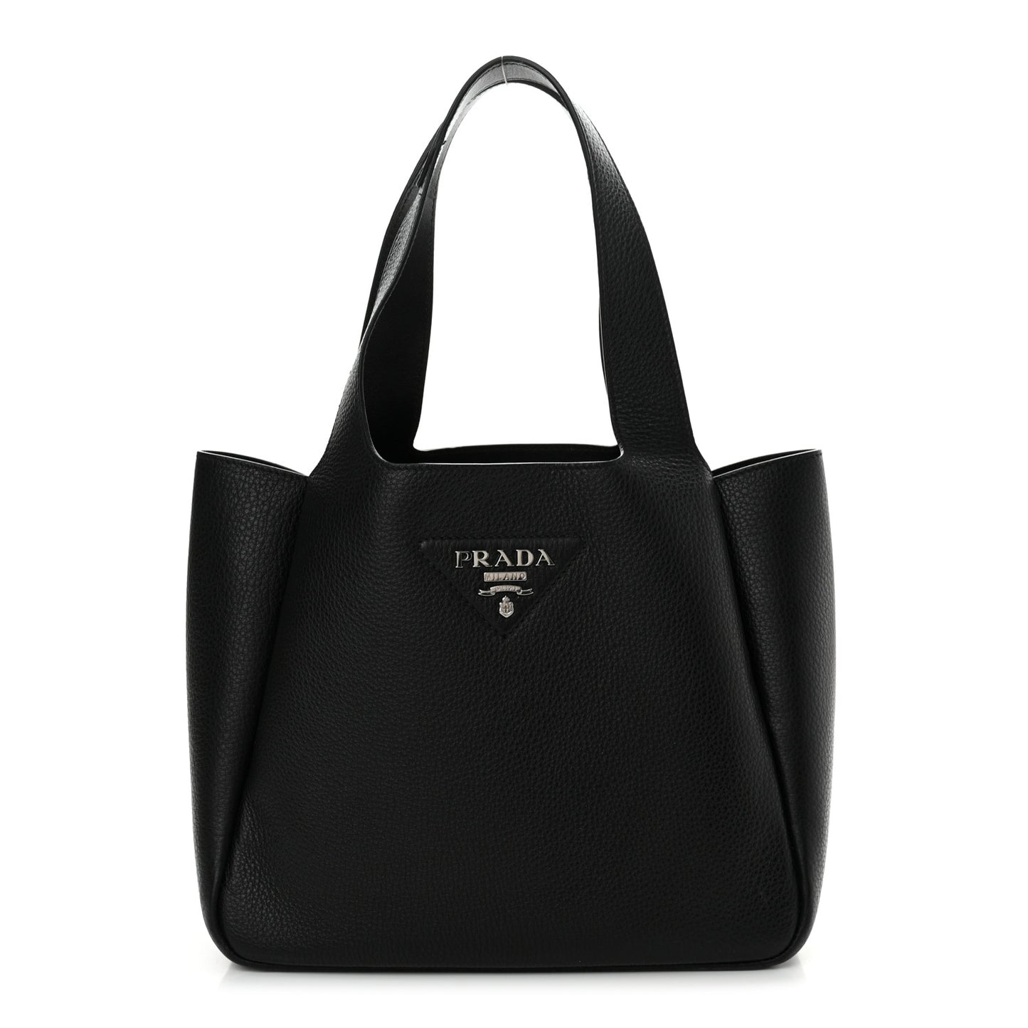 Vitello Daino Soft Medium Dynamique Tote Black