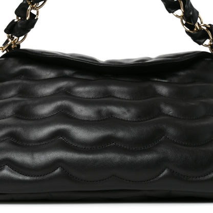 Chloe Quilted Calfskin Juana Shoulder Bag Black 7 of 9