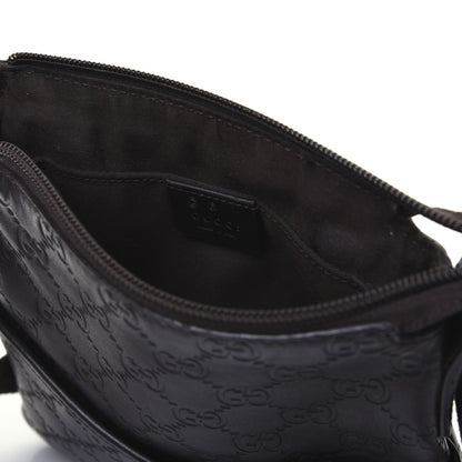 Gucci Guccissima Mini Messenger Bag Dark Brown 12 of 16