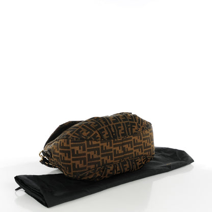 Fendi Zucca Patent Mia Shoulder Flap Tobacco 4 of 8