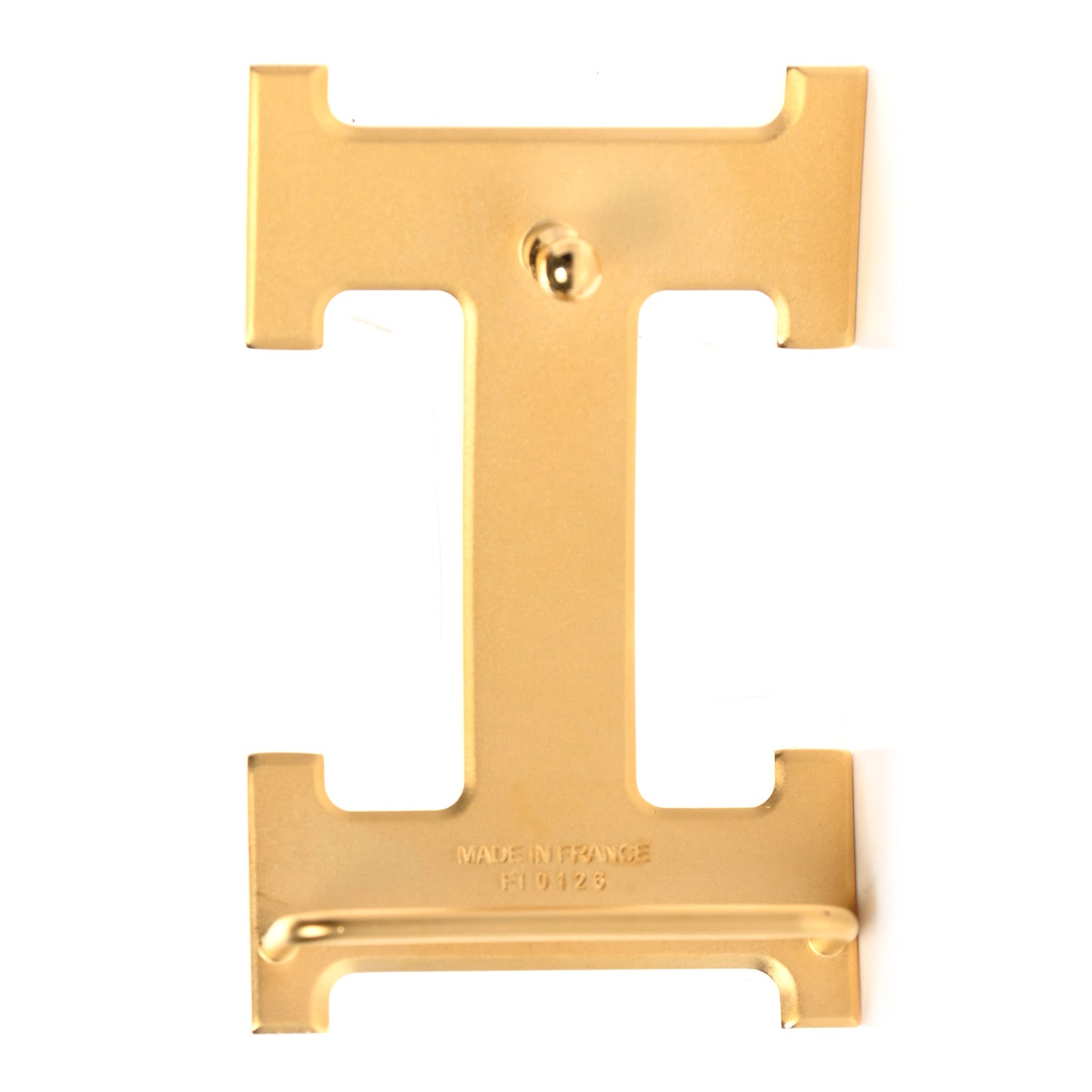 Hermes Polished 32mm H Belt Buckle Gold 6 of 6