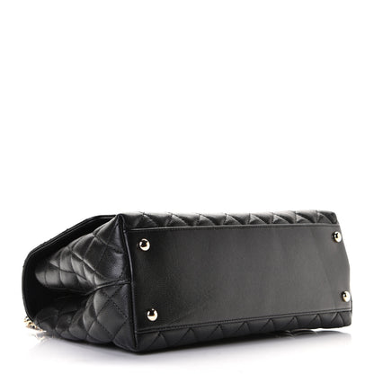 Chanel Caviar Quilted Small Coco Handle Flap Black 4 of 5