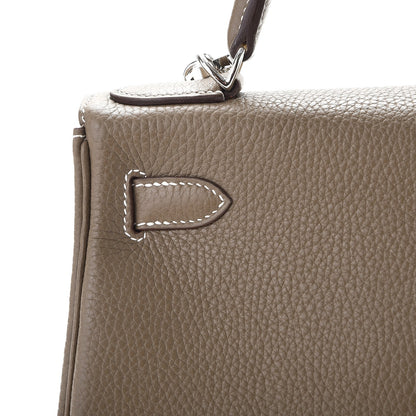 Hermes Togo Kelly Retourne 28 Etoupe 21 of 38