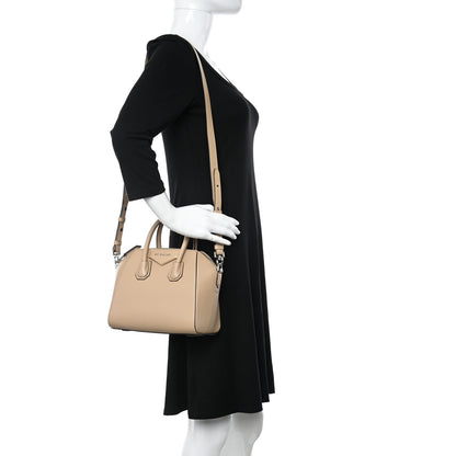 Givenchy Sugar Goatskin Mini Antigona Beige Camel 2 of 9