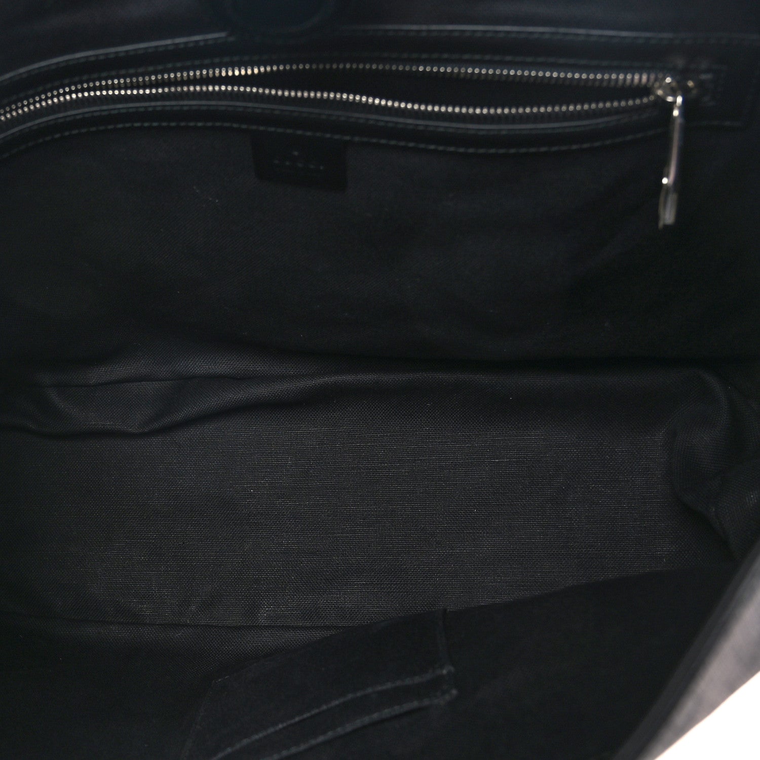 Gucci GG Supreme Monogram Web Tote Black Grey 5 of 9