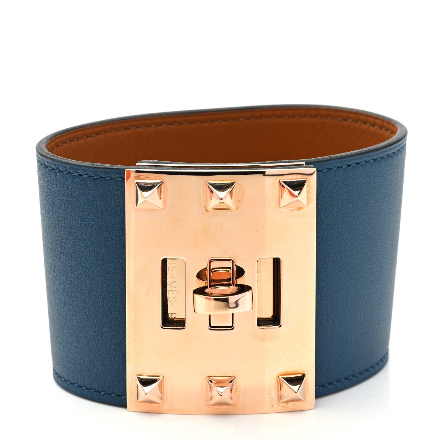 Hermes Swift Extreme Kelly Bracelet L Bleu Saphir 1 of 6