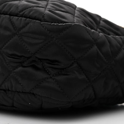 Chanel Satin Quilted Paris-Hamburg Camera Bag Black 10 of 10