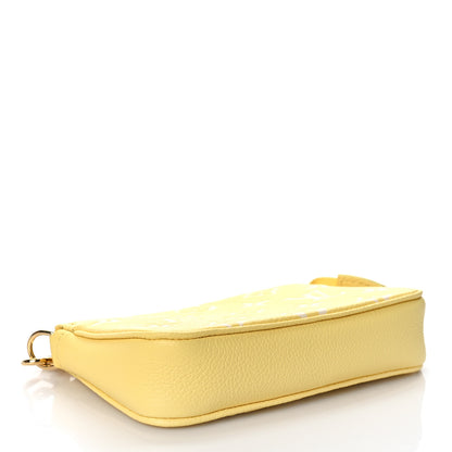 Louis Vuitton Empreinte Monogram Mini Pochette Accessories Lemon Curd Yellow 4 of 9