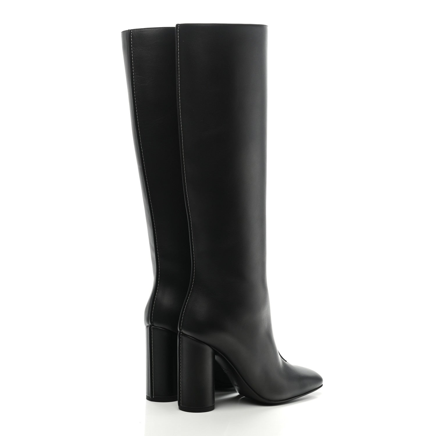 Hermes Calfskin Dressage Boots 36 Black 4 of 7