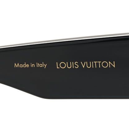 Louis Vuitton Acetate Swarovski Crystal Cyclone Sunglasses Z1578E Black 5 of 7