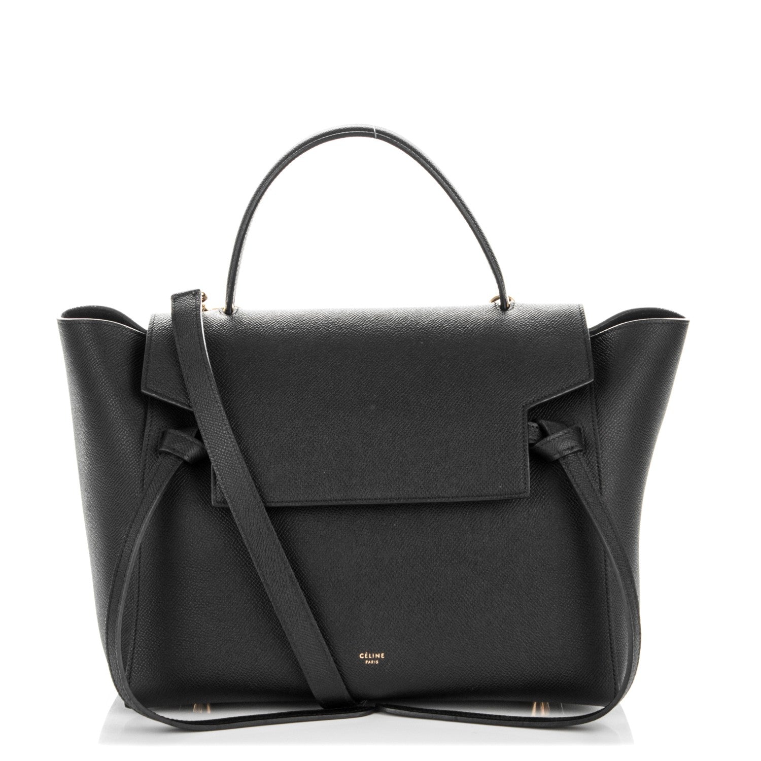 Celine Grained Calfskin Mini Belt Bag Black 1 of 5