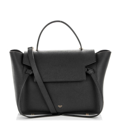 Celine Grained Calfskin Mini Belt Bag Black 1 of 5