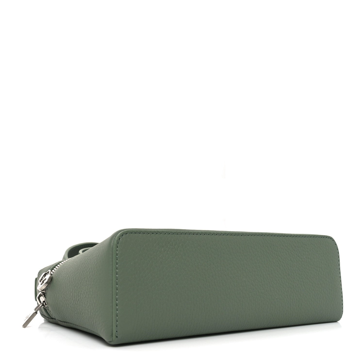Loro Piana Grained Calfskin L19 Extra Pocket Pouch Sage Brush Leaves 4 of 10