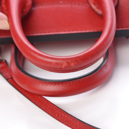 Alexander McQueen Calfskin Mini Heroine Scarlet 19 of 25