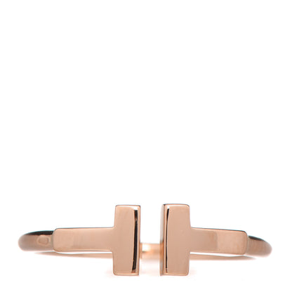 Tiffany 18K Rose Gold T Wire Ring 54 7 1 of 5