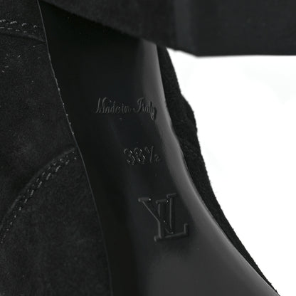 Louis Vuitton Suede Skyline Thigh High Boots 38.5 Black 6 of 6