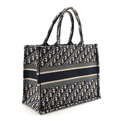 Christian Dior Oblique Medium Book Tote Blue Multicolor 3 of 9