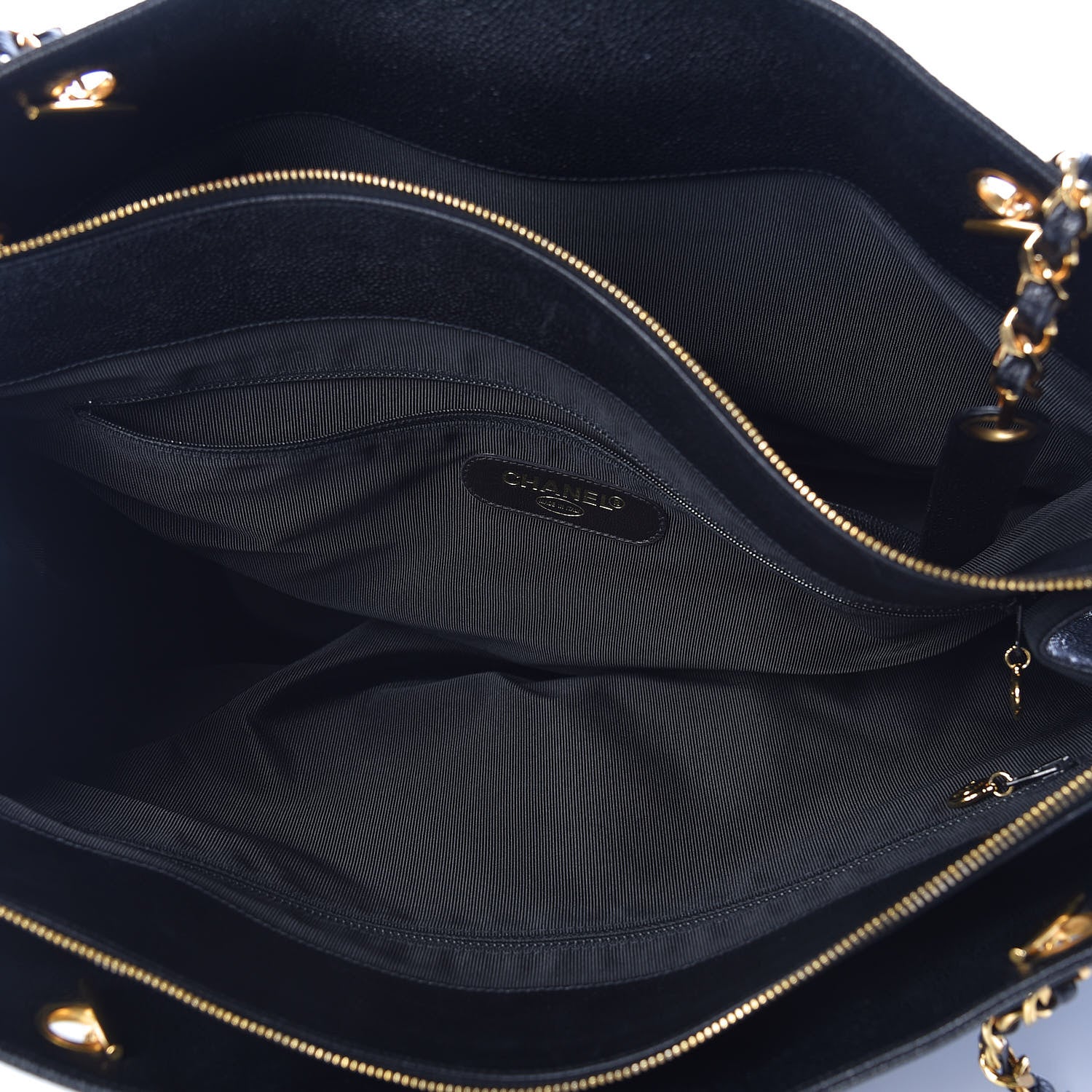 Chanel Caviar XL Weekender Bag Black 7 of 16