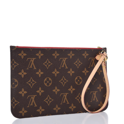 Louis Vuitton Monogram Neverfull MM GM Pochette Cherry 4 of 9