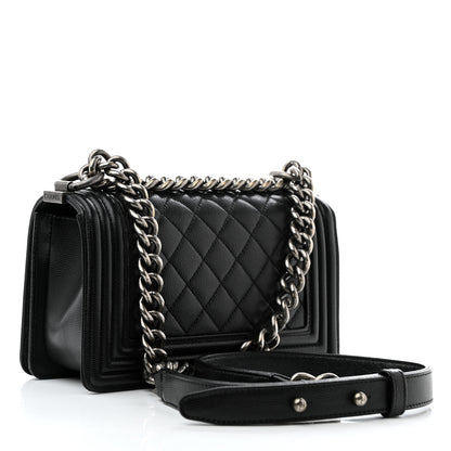 Chanel Caviar Quilted Small Boy Flap Black 3 of 11