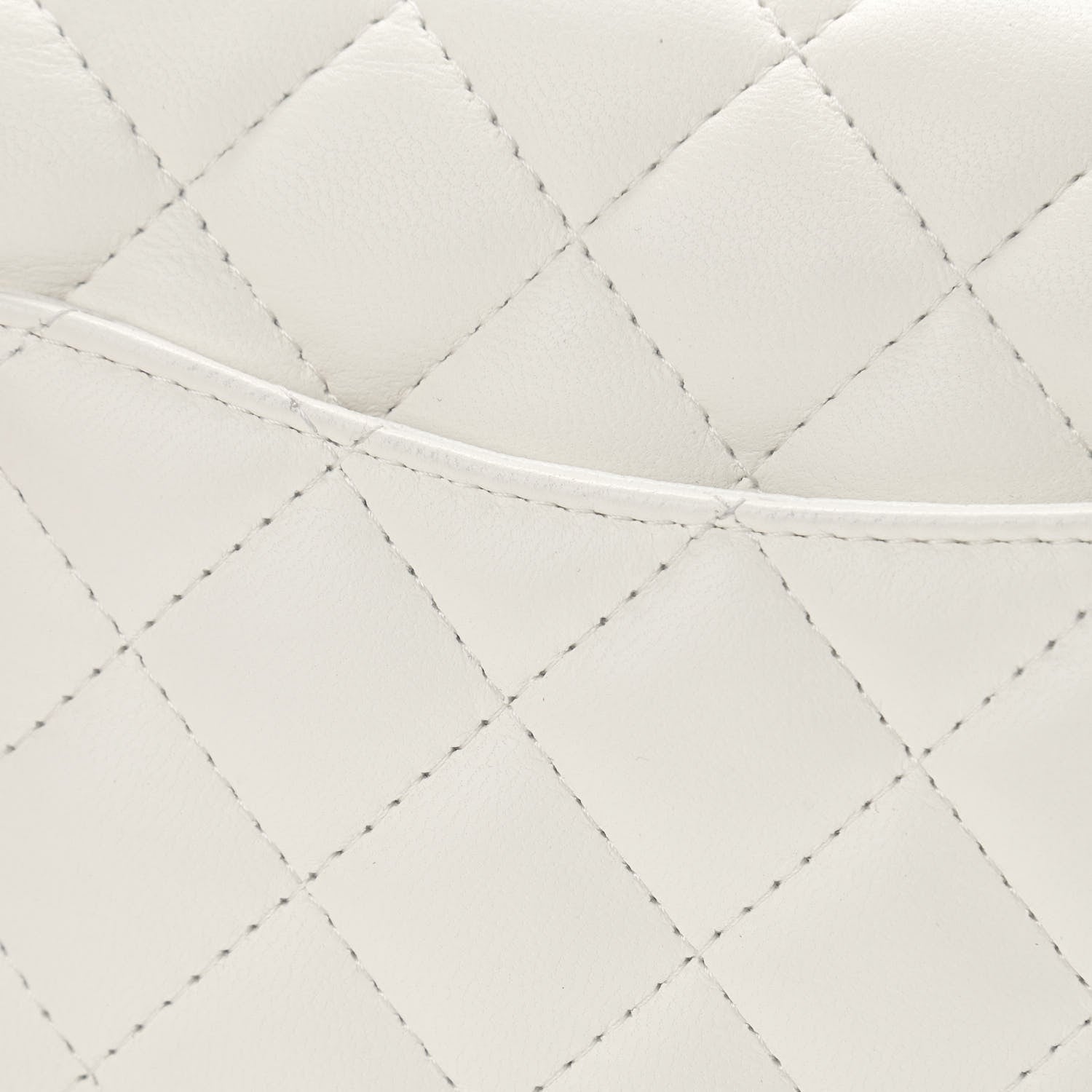 Chanel Lambskin Quilted Mini Rectangular Flap White 11 of 11