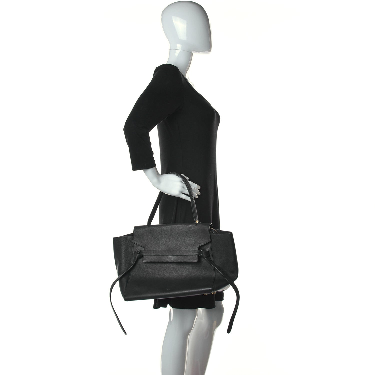 Celine Grained Calfskin Small Belt Bag Black 3 of 29