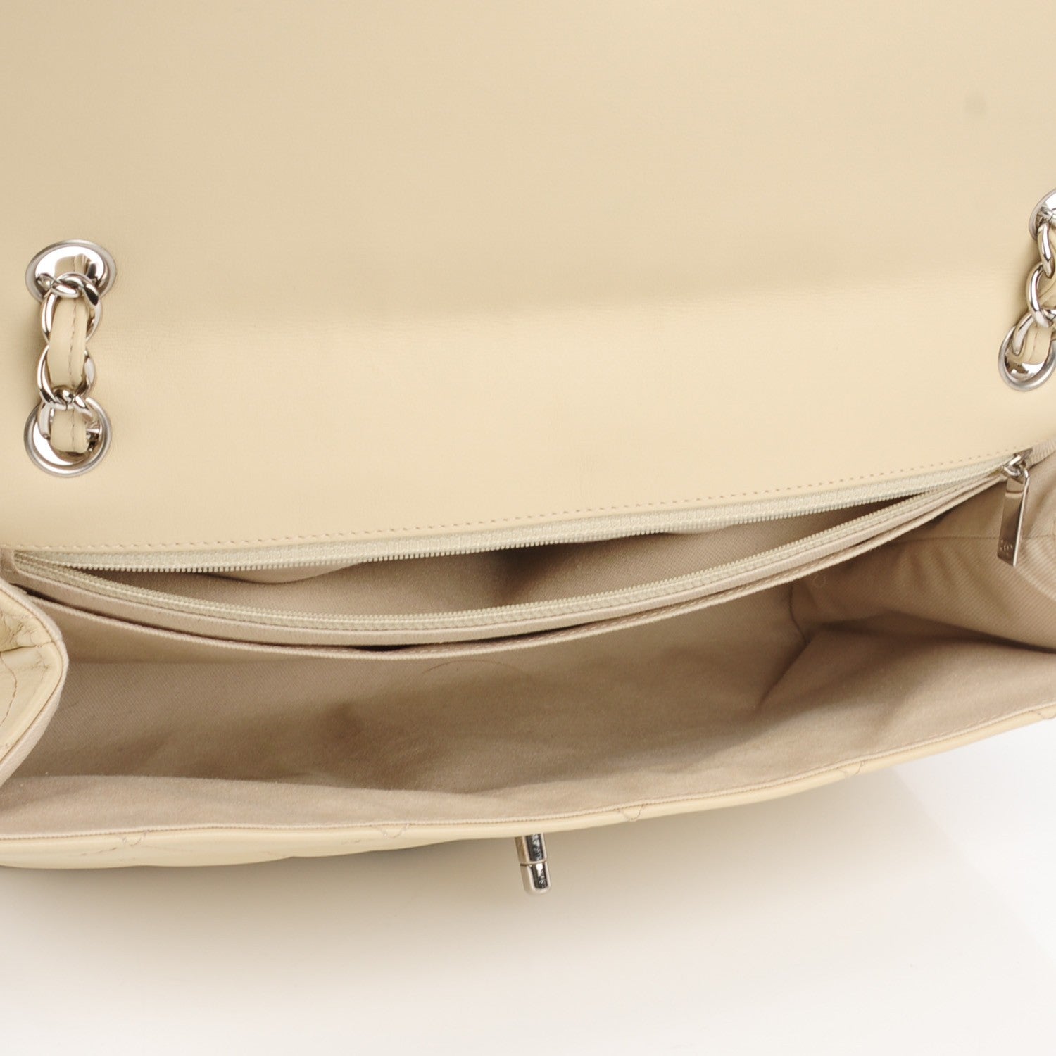 Chanel Calfskin Quilted In the Business Flap Bag Beige Clair 5 of 8