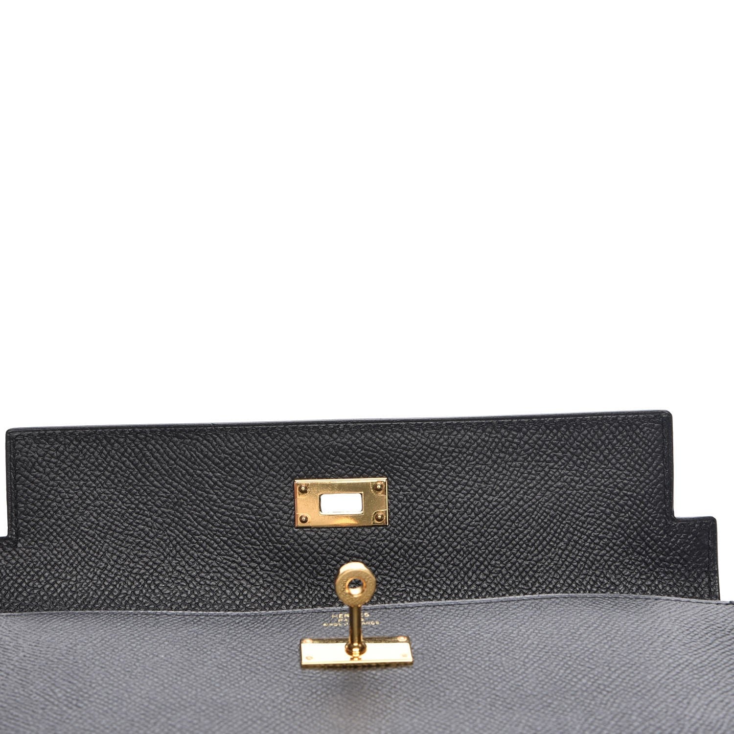 Hermes Epsom Kelly Longue Wallet Black 10 of 17