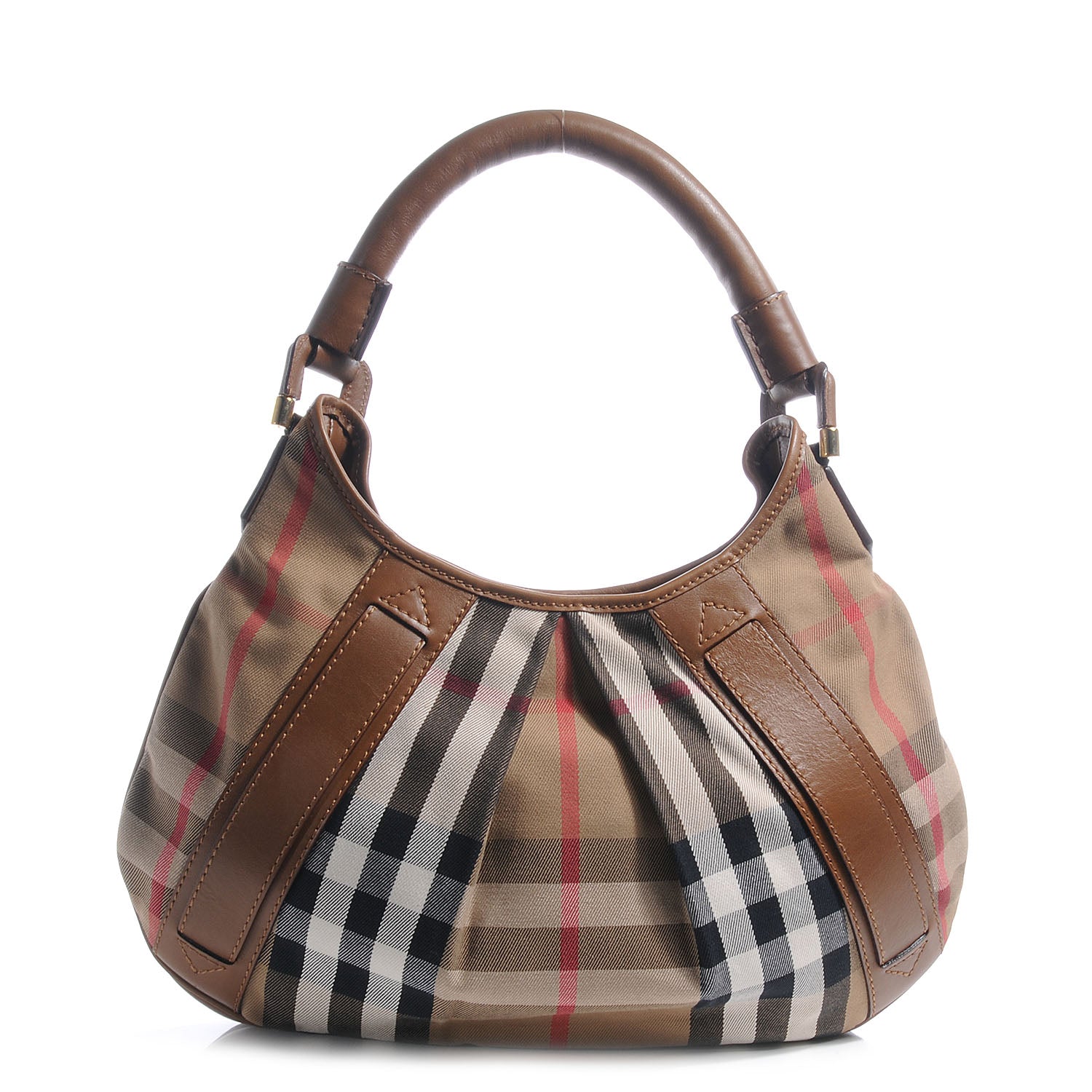Burberry House Check Phoebe Hobo 1 of 8