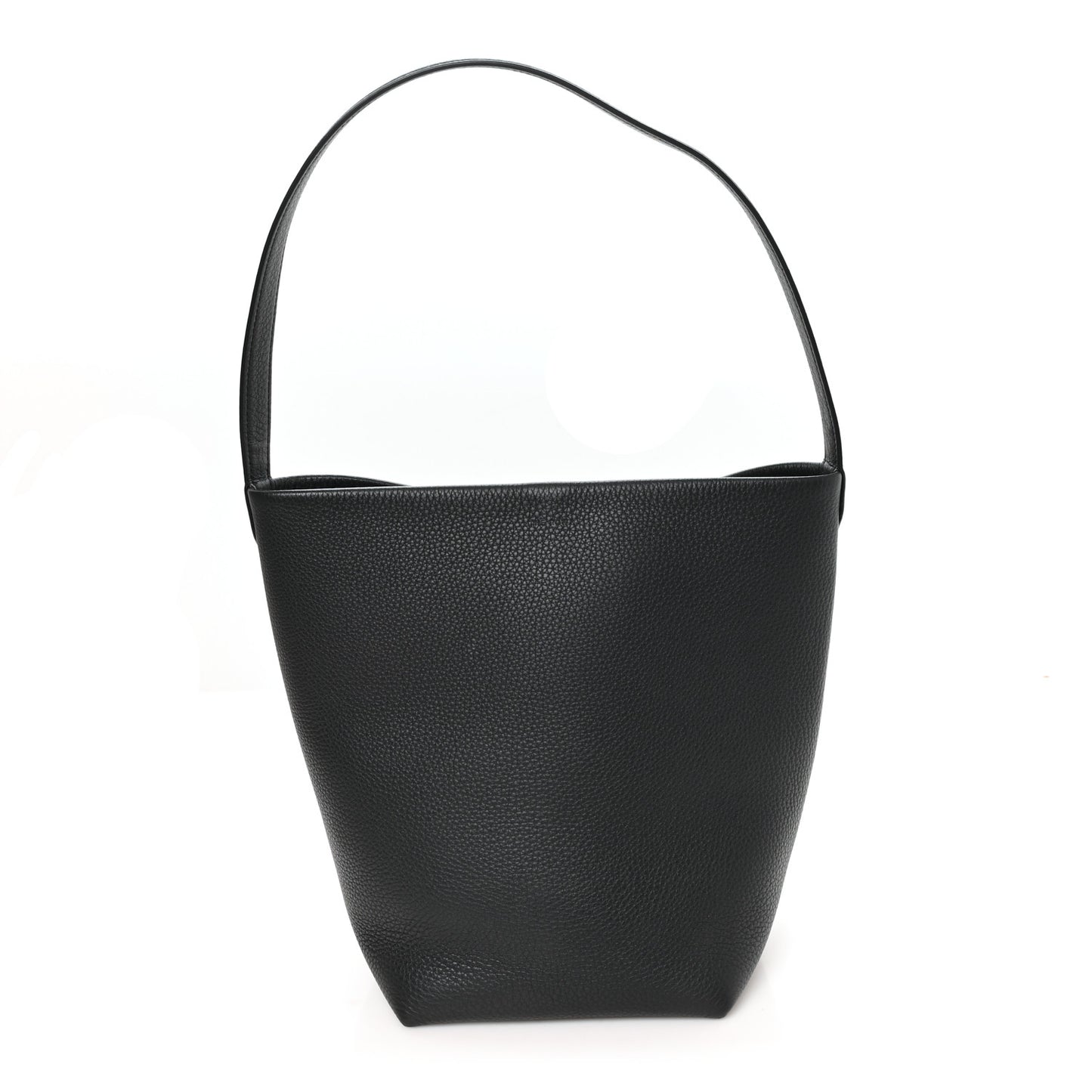 Grained Calfskin Medium N/S Park Tote Black