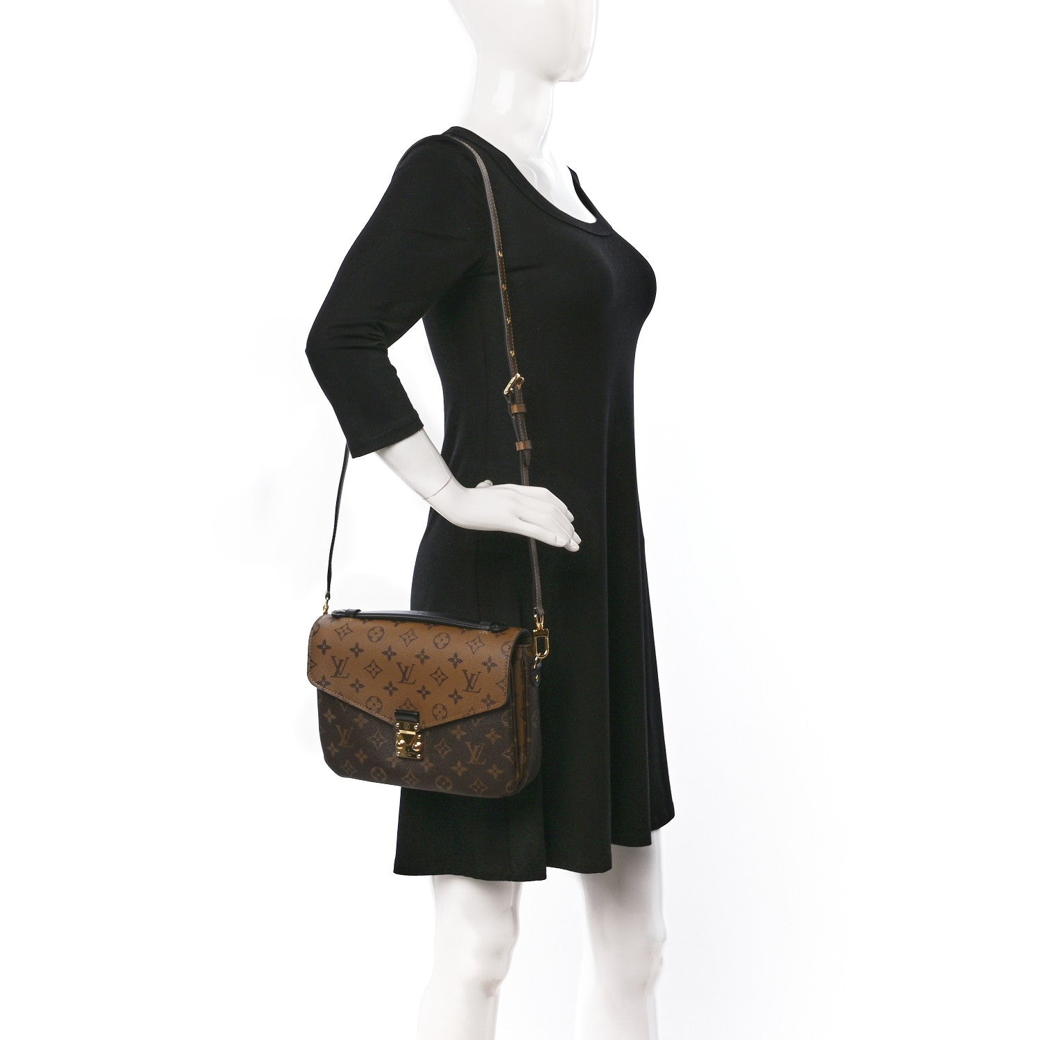 Louis Vuitton Reverse Monogram Pochette Metis 2 of 8