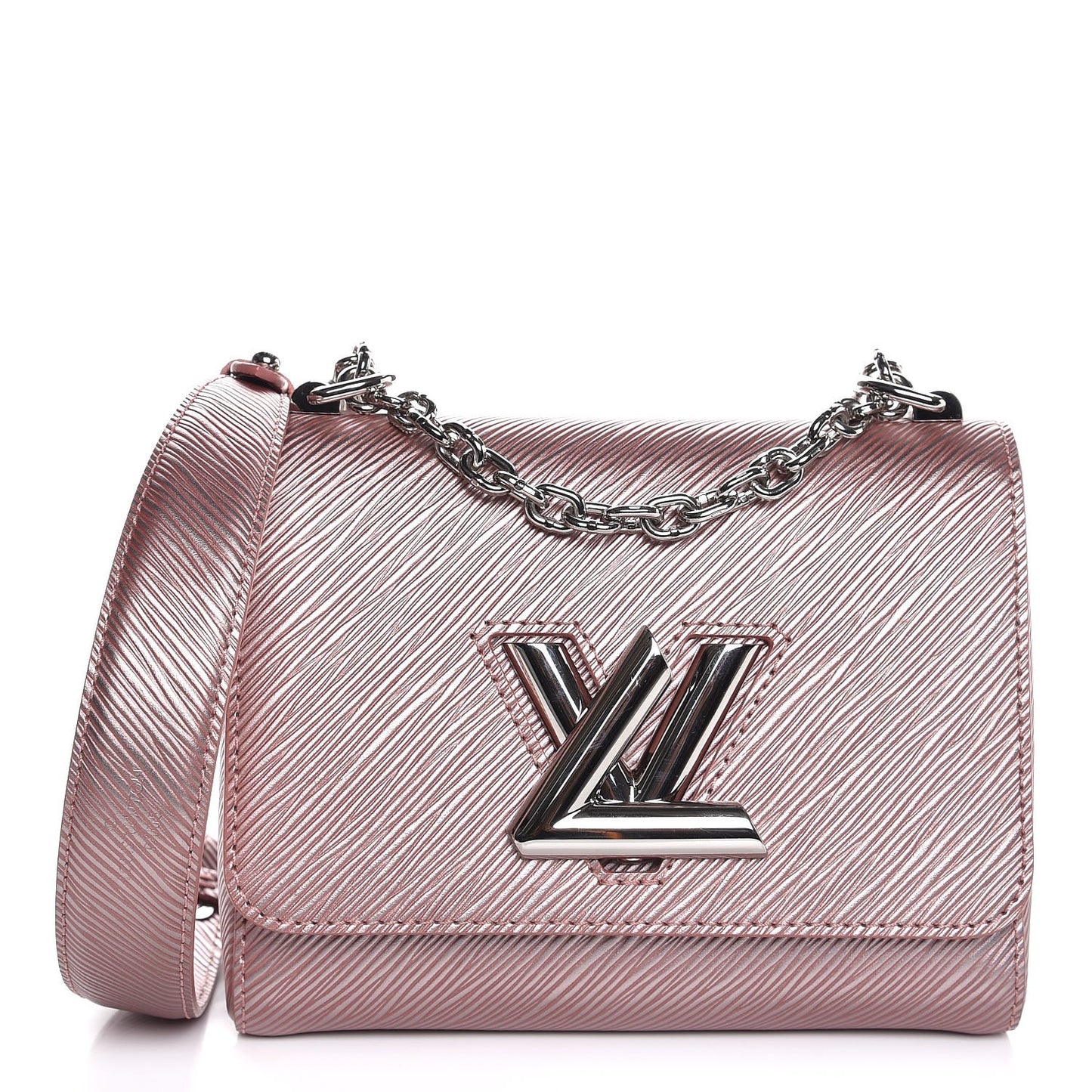 Epi Twist Shoulder Bag PM Rose Gold