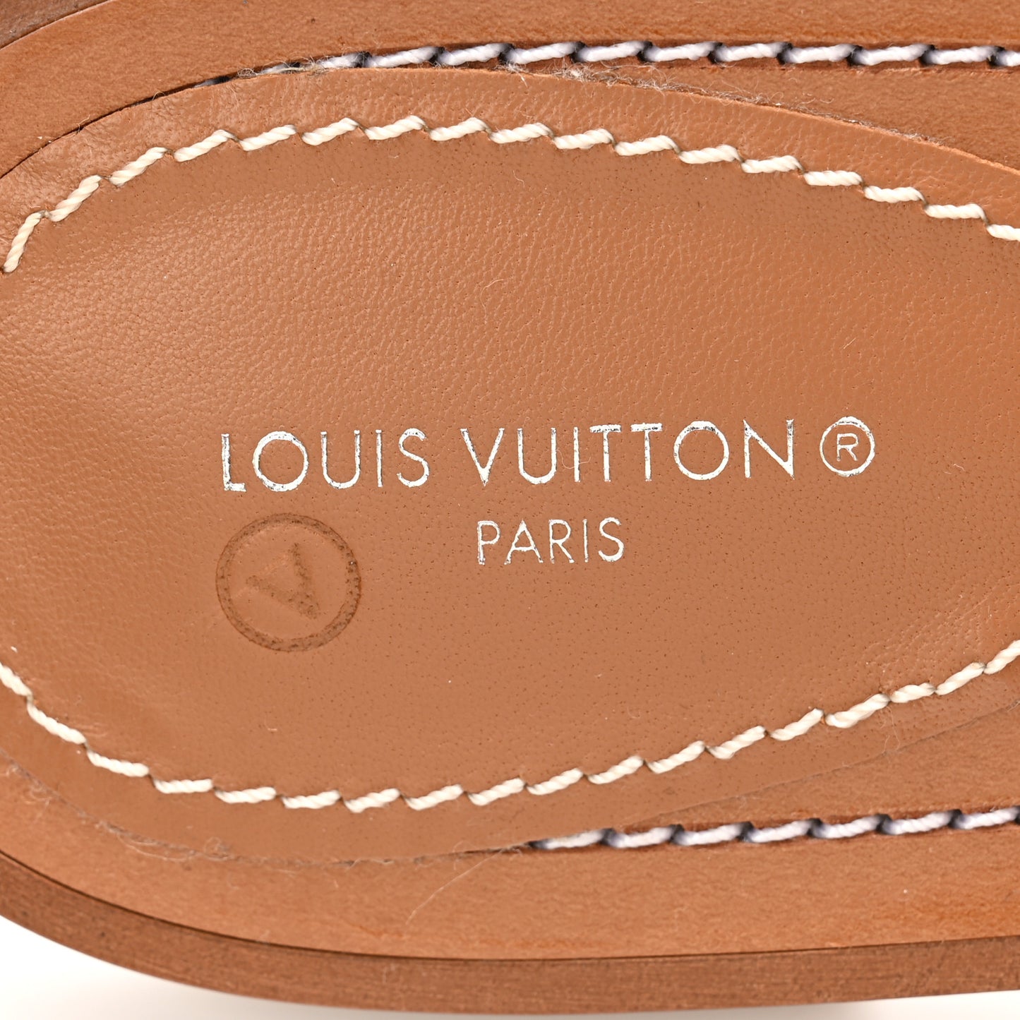 Calfskin Lock It Flat Mule 38 Cognac